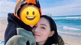 歐陽靖離婚後，獨自養育兒子。（圖／翻攝自IG）