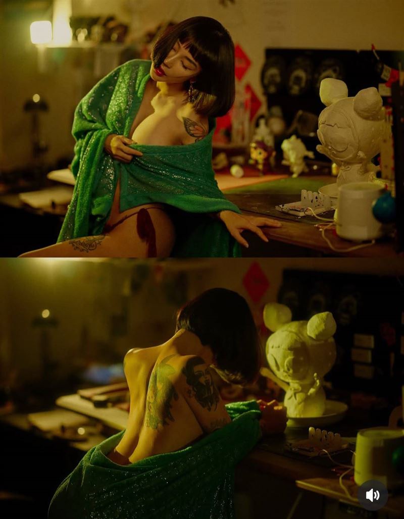 梁云菲辣照流出。（圖／翻攝自IG）