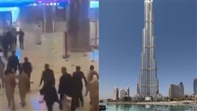 杜拜機場被炸！伊朗嗆杜拜高樓哈里發塔（Burj Khalifa）「像一根將點燃的大火柴」（圖／翻攝自X平台 @Iran Military Monitor）