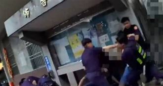 債務火爆開砸！屏東3男警局旁持棒砸車