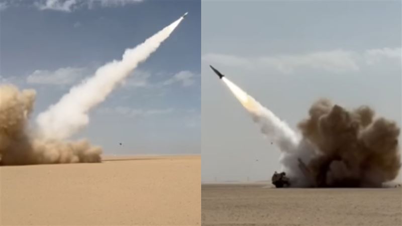 美國中央司令部(U.S. Central Command)公布美軍空襲伊朗的最新畫面。(圖/翻攝自U.S. Central Command臉書)