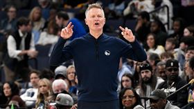 金州勇士總教練柯爾（Steve Kerr）。（圖／美聯社／達志影像）
