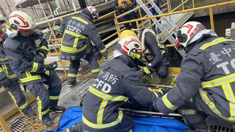 新/台玻梧棲廠1員工墜污水槽!當場慘死