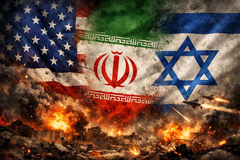 美國、以色列聯合攻打伊朗，三個恐怖後果曝光。（圖／AI製作）