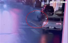 林園高中,行人,撕裂傷,穿越道,高雄,車禍,斑馬線,（圖／翻攝畫面）