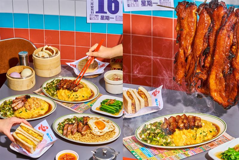 緯豆集團旗下新品牌「心開冰室」，以高CP值、快速、美味為核心理念，主打銷魂蜜汁叉燒、爆量蔥油滑蛋飯。（圖／品牌業者提供）