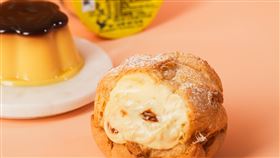 beard papa’s於3、4月限時推出「布丁泡芙」。（圖／品牌業者提供）