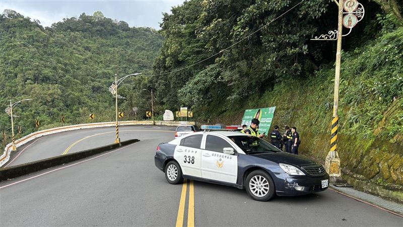 祖孫3人自撞路段。（圖／翻攝畫面）