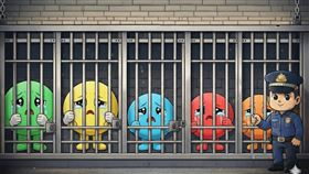 證交所公告新增5檔處置股，包含南電（8046）、聯友金屬-創（7610）、統新（6426）、瑞軒（2489）及全新（2455），自今(2)日起全面採分盤交易，處置期間一路「關」到3月13日。其中南電等4檔每20分鐘撮合一次，僅全新為5分鐘撮合。（示意圖/ AI製圖）