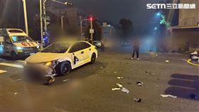 白牌車,違規,載客,閃燈,路口,情侶,雙載,天人永隔,苗栗,車禍（圖／翻攝畫面）