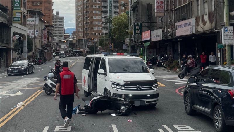 救護車出勤凸槌 撞機車害騎士犁田全身傷