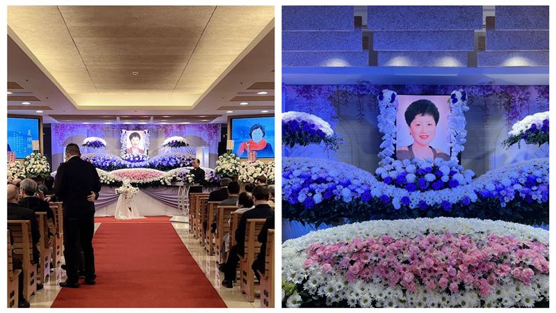 廣播金鐘得主夏琍琍告別式 女星痛哭送別