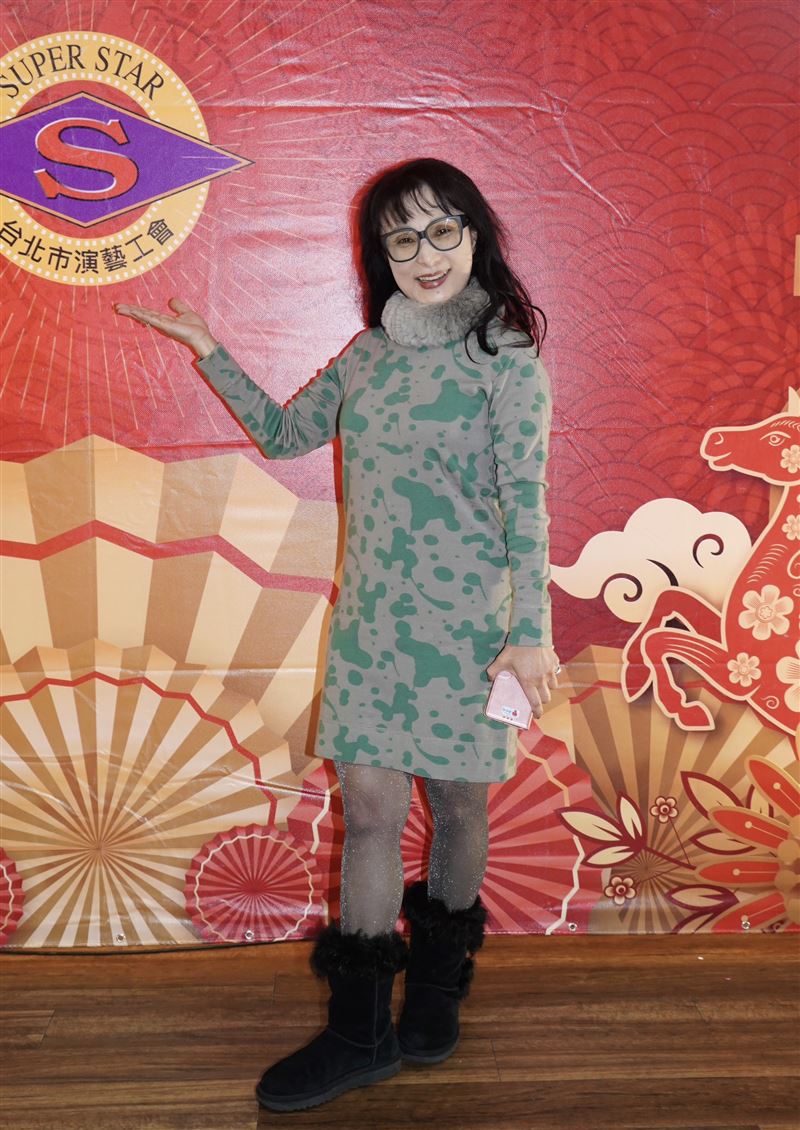 資深女星陳郁蓉眼部上月開刀。(圖/記者趙于瑩攝影)