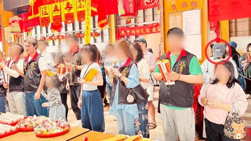 粿粿王子現蹤廣澤宮拜拜 宮主驚人身分曝