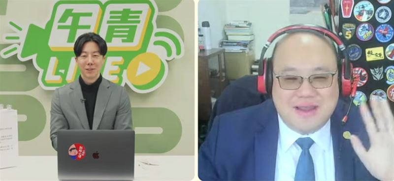 學者林穎佑說中東局勢對台影響。（圖／翻攝自民主進步黨YouTube）