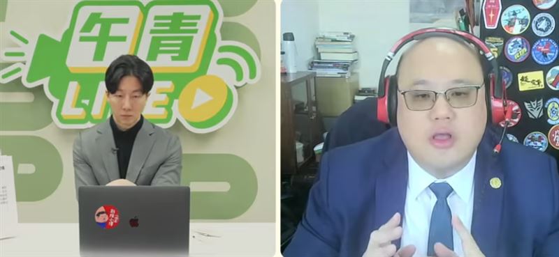 學者林穎佑說中東局勢對台影響。（圖／翻攝自民主進步黨YouTube）