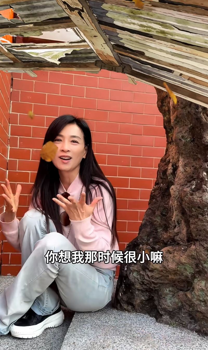 張庭自曝小時候睡在石頭旁，被誤認成乞丐。（圖／翻攝自張庭小紅書）