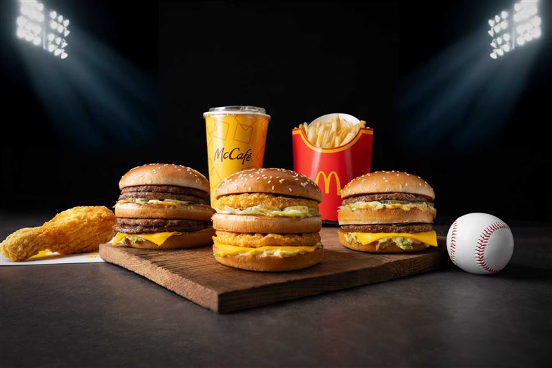 麥當勞響應近期棒球賽事熱潮，自3月4日起至3月31日推出「戰勝套餐」。（圖／品牌業者提供）