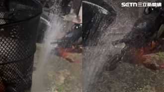 險釀禍…女買宵夜見車起火 疑遭人縱火！