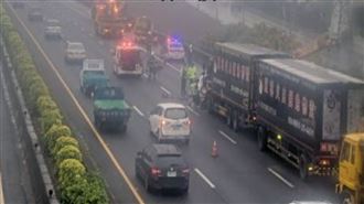 新／塞爆！國道嚴重事故、堵8km傷亡不明