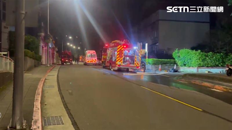 北市公視大樓客家電視台辦公室發生火警。（圖／翻攝畫面）