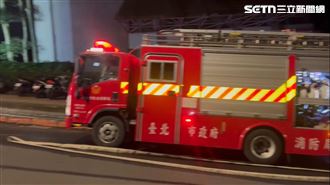 北市公視大樓客家電視台辦公室發生火警。（圖／翻攝畫面）
