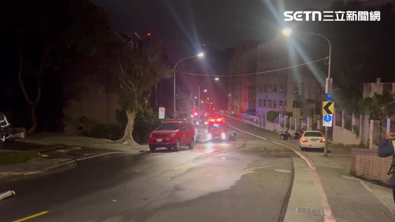 北市公視大樓客家電視台辦公室發生火警。（圖／翻攝畫面）