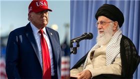 美國總統川普、伊朗最高領袖哈米尼（圖／翻攝自川普、Ayatollah Ali Khamenei臉書）