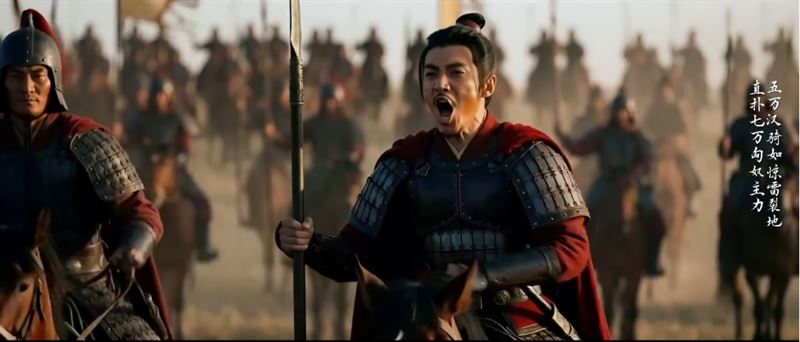 AI短劇《霍去病》僅花2天就拍出史詩級大片。（圖／翻攝自YouTube）