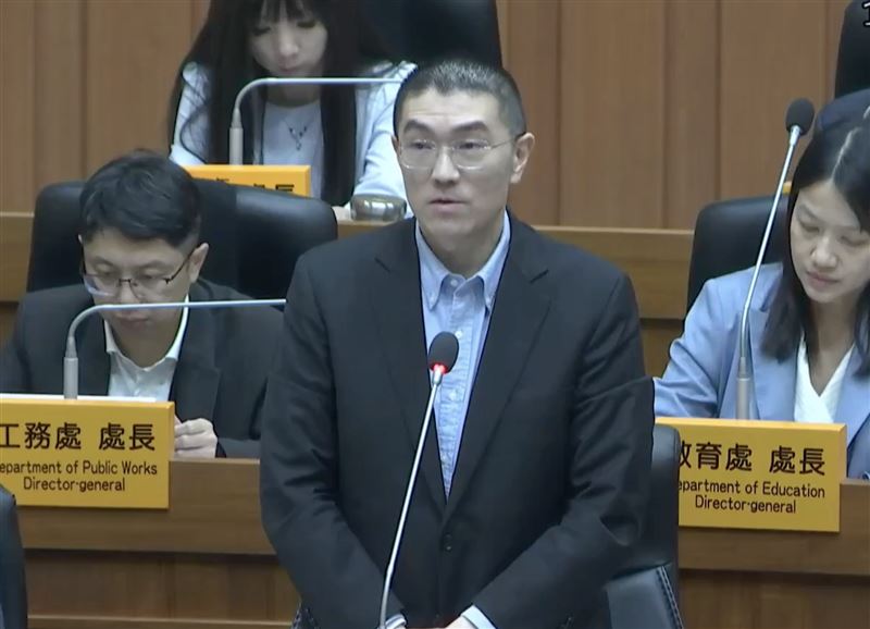 基隆市長謝國樑今（3日）表示後續將由警察局採取妥善的處分與處置。（圖／翻攝自基隆市議會網站）