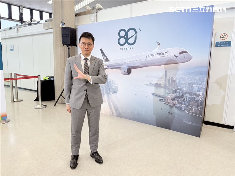 國泰航空台灣暨韓國區總經理冼蔚宗。（圖／記者李育道攝影）