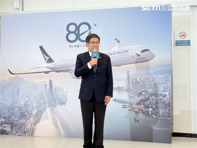 桃園國際機場公司董事長楊偉甫。（圖／記者李育道攝影）