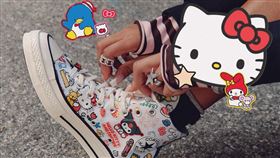 CONVERSE HELLO KITTY AND FRIENDS聯名系列。（圖／品牌業者提供）