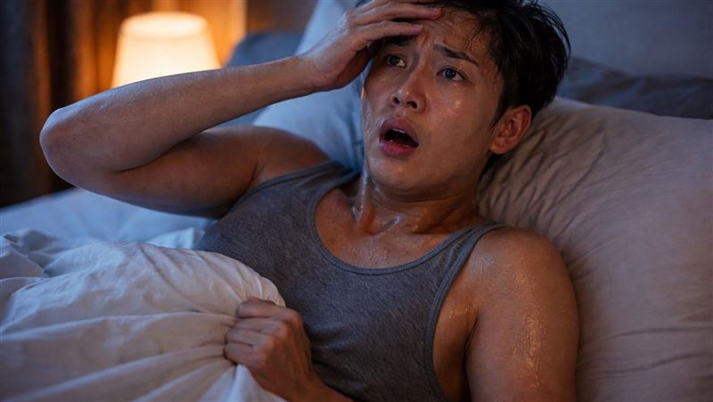 半夜驚醒狂冒冷！身體在自救 3症狀快就醫