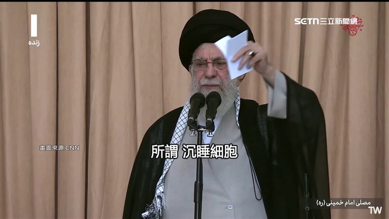 哈米尼被空襲身亡，歐美憂心「休眠沉睡細胞」可能啟動報復行動。（圖／翻攝自CNN）