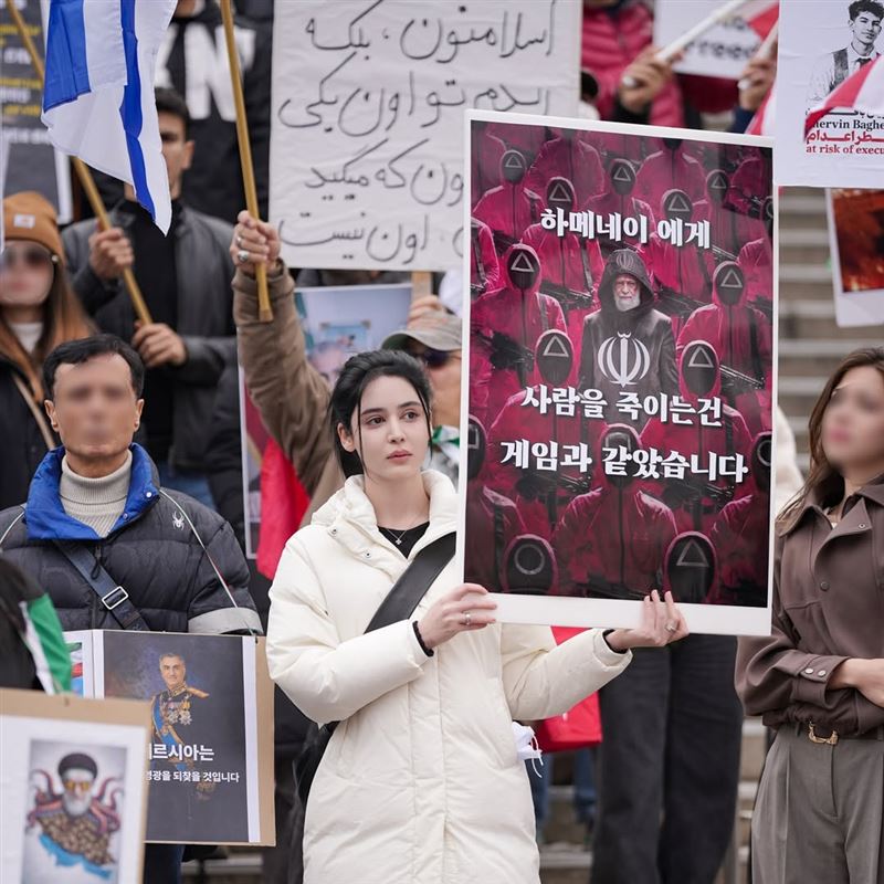 旅韓伊朗籍模特兒尼庫（Hoda Niku）。（圖／翻攝自IG @Hoda Niku）