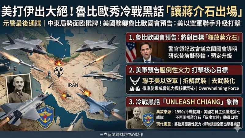 美打伊出大絕!「讓蔣介石出場」