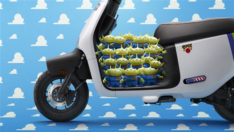 Gogoro EZZY 500玩具總動員聯名車。（圖／Gogoro提供）