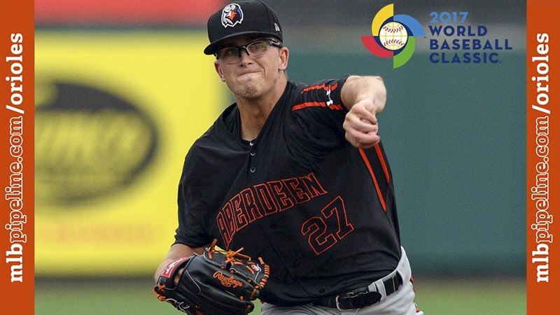 經典賽首戰澳洲宣布派出有大聯盟資歷的左投威爾斯（Alex Wells）登板。（圖／翻攝自X平台 @MLBPipeline）