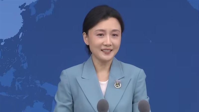 中國國台辦發言人張晗。(圖/翻攝畫面)