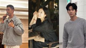 陳大天（左起）、趙薇、金秀賢都停工中。（圖／翻攝自IG、微博）