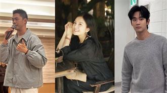陳大天（左起）、趙薇、金秀賢都停工中。（圖／翻攝自IG、微博）