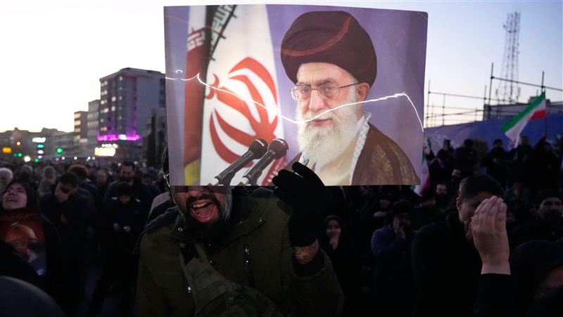 哈米尼在美以精準行動下遭到獵殺。（圖／美聯社／達志影像）