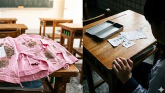 獨／台中資優童傳霸凌「衣被剪爛」不敢說