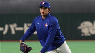 林維恩首踏東蛋　特製皮帶融合台灣隊元素