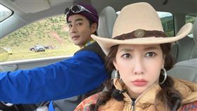 弦子和老公李茂受困杜拜4天。（圖／翻攝自弦子微博）