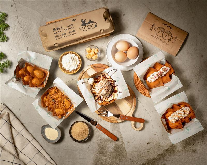 5魚刺人雞蛋糕有多種口味，深獲文青客群喜愛。（圖／雲品國際提供）