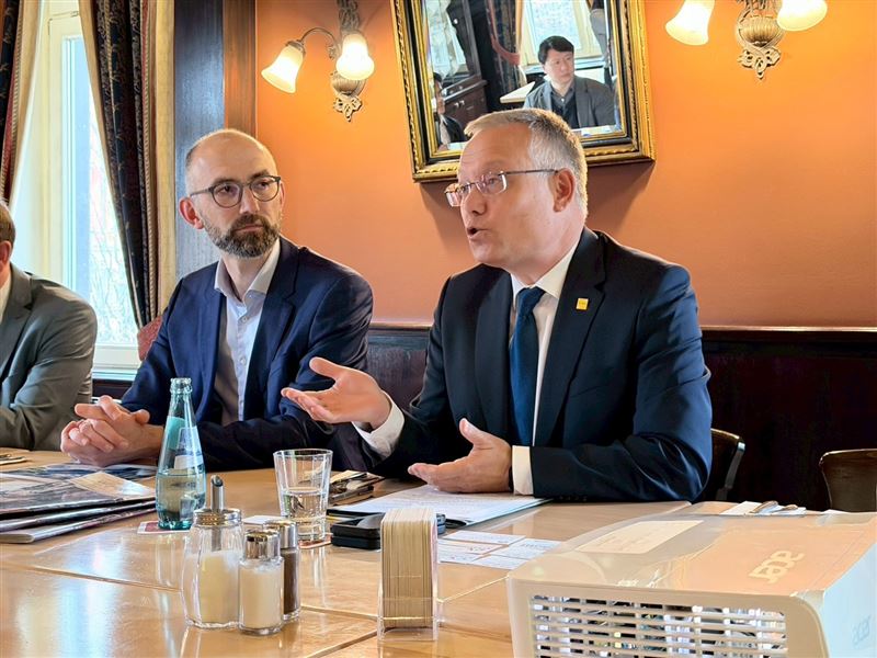 德國看重台中半導體與機械實力德勒斯登表達深化合作意願，台德產業鏈對話再升溫。（圖／臺中市政府經發局提供）