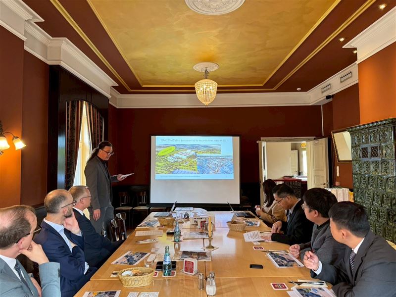 德國看重台中半導體與機械實力德勒斯登表達深化合作意願，台德產業鏈對話再升溫。（圖／臺中市政府經發局提供）