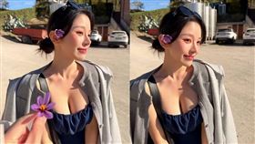 蔡瑞雪在義大利大方秀出超兇原圖影片（圖／翻攝自IG @snowbabyq）